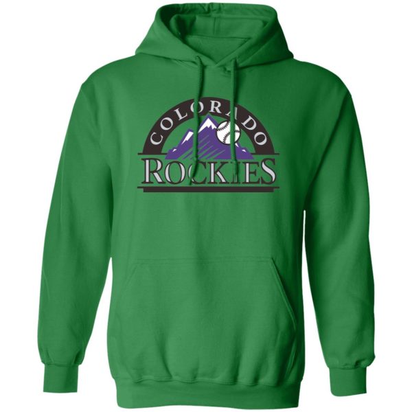 Colorado Rockies Baseball  Unisex Sizing Blend Material Pullover Hoodie - Image 5