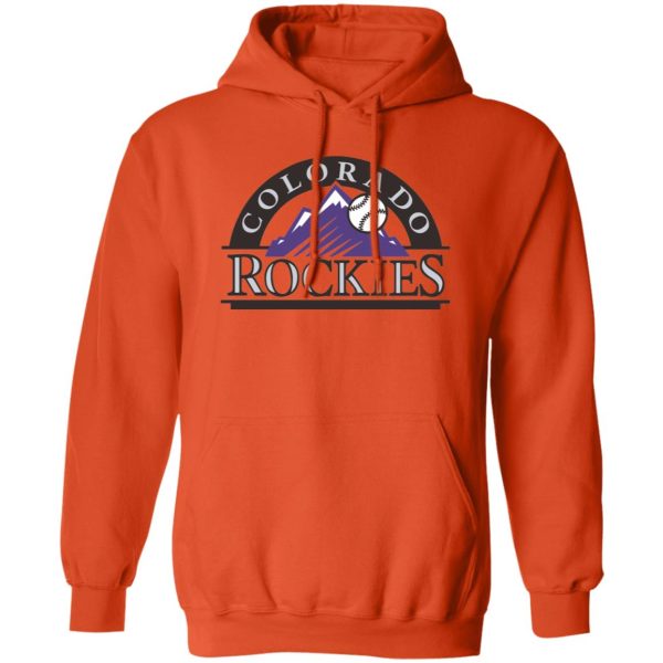 Colorado Rockies Baseball  Unisex Sizing Blend Material Pullover Hoodie - Image 8