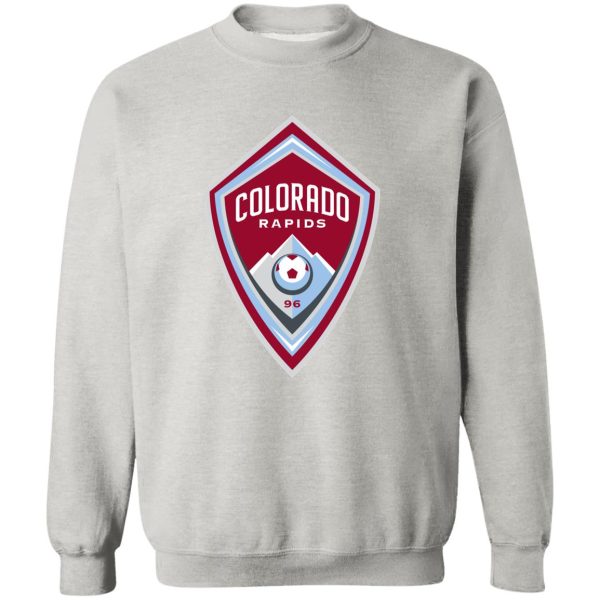 Colorado Rapids  Soccer Unisex Sizing Blend Material Gildan Crewneck Pullover Sweatshirt