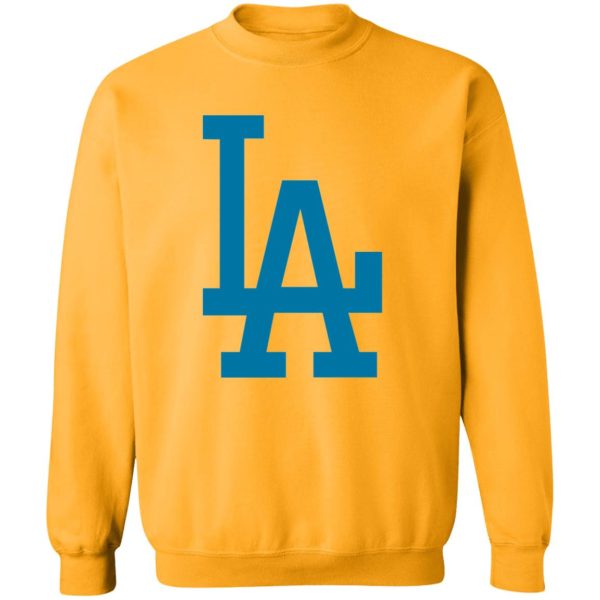 Los Angeles Dodgers Baseball Unisex Sizing Blend Material Gildan Crewneck Pullover Sweatshirt - Image 6