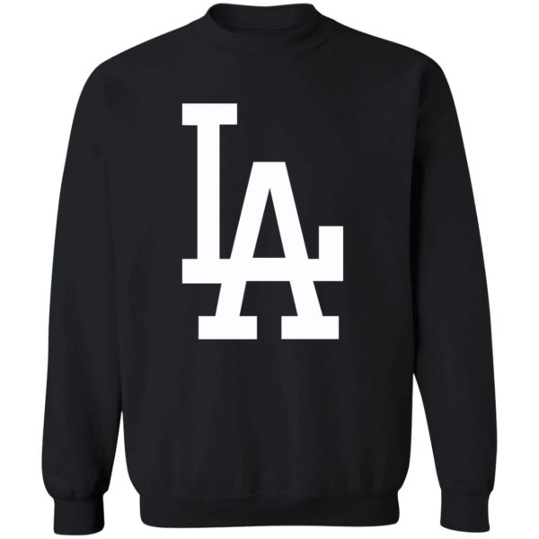 Los Angeles Dodgers Baseball Unisex Sizing Blend Material Gildan Crewneck Pullover Sweatshirt