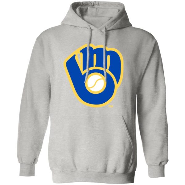 Milwaukee Brewers Baseball Unisex Sizing Blend Material Pullover Hoodie