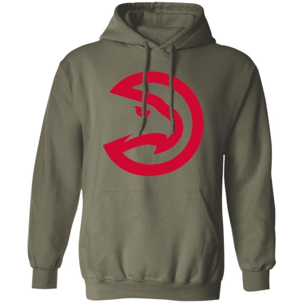 Atlanta Hawks Basketball  Unisex Sizing Blend Material Pullover Hoodie - Image 9