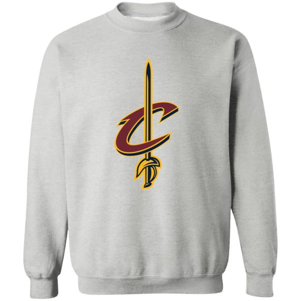 Cleveland Cavaliers Basketball  Unisex Sizing Blend Material Gildan Crewneck Pullover Sweatshirt - Image 2