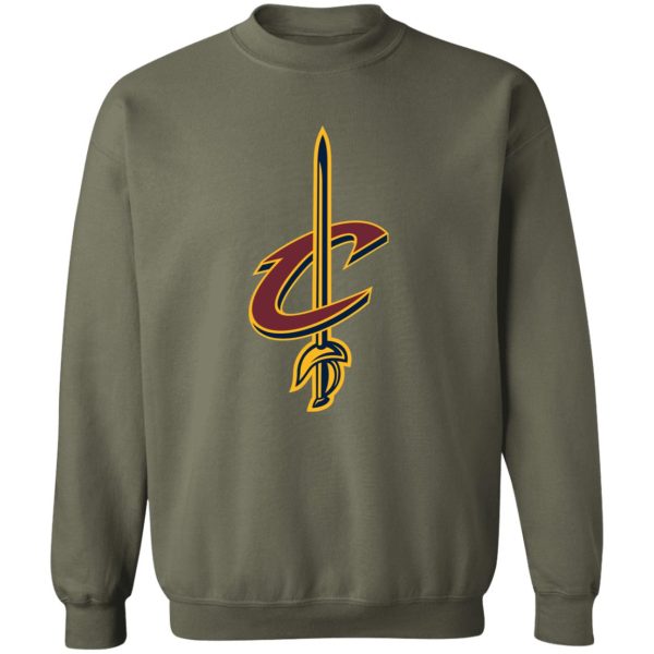 Cleveland Cavaliers Basketball  Unisex Sizing Blend Material Gildan Crewneck Pullover Sweatshirt - Image 7