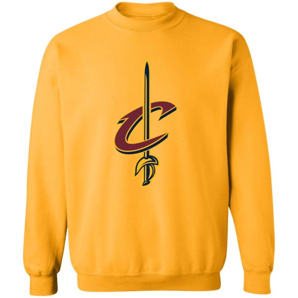 Cleveland Cavaliers Basketball  Unisex Sizing Blend Material Gildan Crewneck Pullover Sweatshirt - Image 10