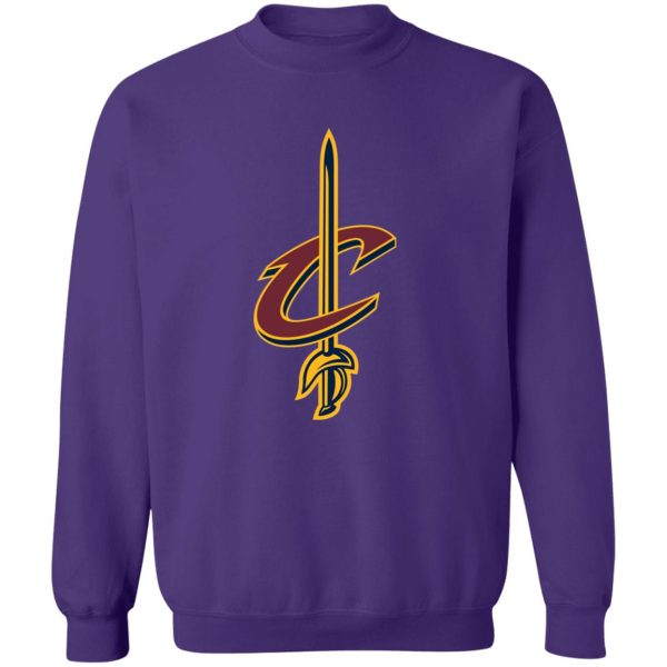 Cleveland Cavaliers Basketball  Unisex Sizing Blend Material Gildan Crewneck Pullover Sweatshirt - Image 11