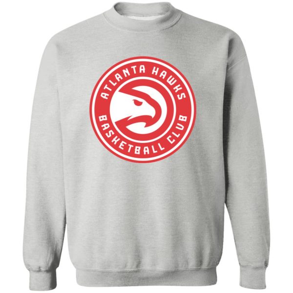 Atlanta Hawks Basketball  Unisex Sizing Blend Material Gildan Crewneck Pullover Sweatshirt - Image 2