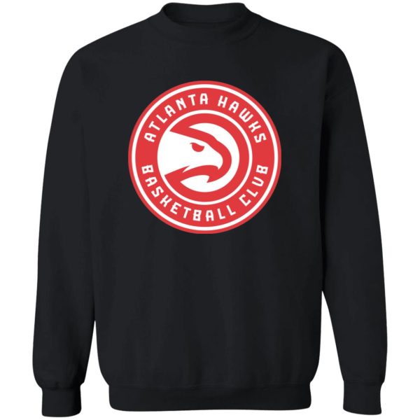 Atlanta Hawks Basketball  Unisex Sizing Blend Material Gildan Crewneck Pullover Sweatshirt - Image 4