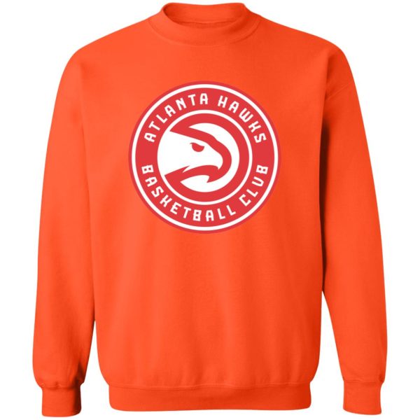 Atlanta Hawks Basketball  Unisex Sizing Blend Material Gildan Crewneck Pullover Sweatshirt - Image 12