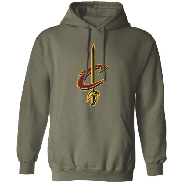 Cleveland Cavaliers Basketball  Unisex Sizing Blend Material Pullover Hoodie - Image 9