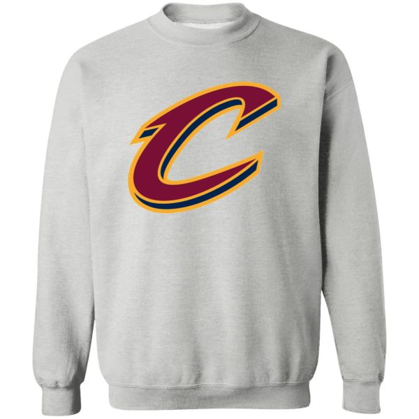 Cleveland Cavaliers Basketball  Unisex Sizing Blend Material Gildan Crewneck Pullover Sweatshirt - Image 2