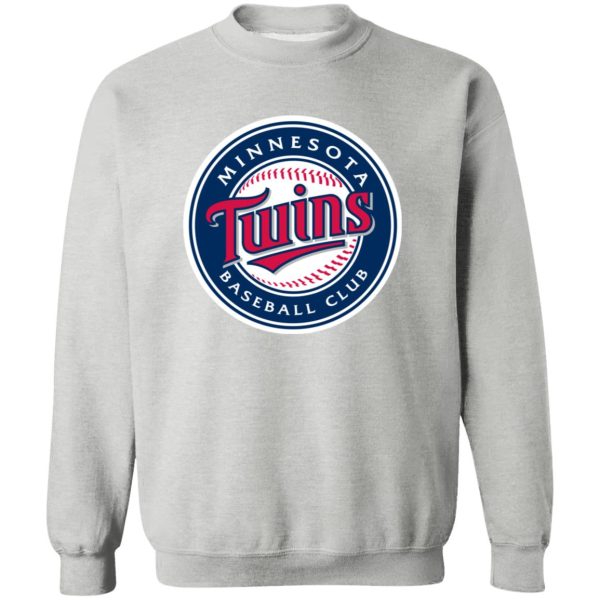 Minnesota Twins Baseball  Unisex Sizing Blend Material Gildan Crewneck Pullover Sweatshirt - Image 2