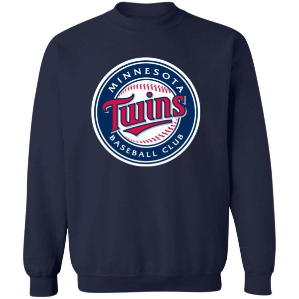 Minnesota Twins Baseball  Unisex Sizing Blend Material Gildan Crewneck Pullover Sweatshirt - Image 6