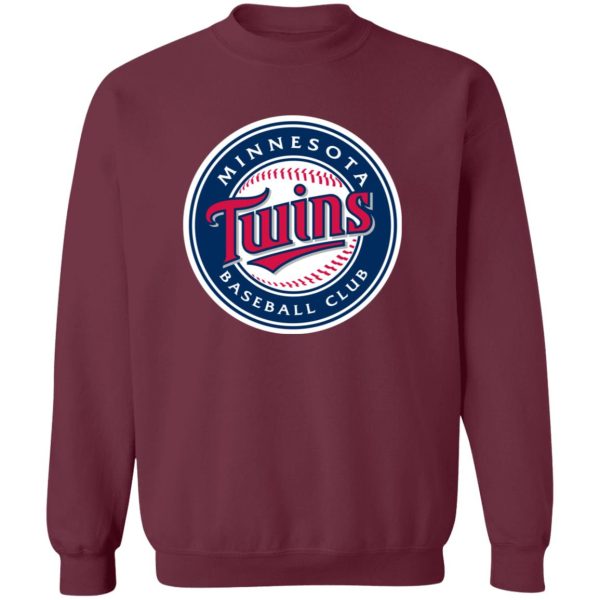 Minnesota Twins Baseball  Unisex Sizing Blend Material Gildan Crewneck Pullover Sweatshirt - Image 5