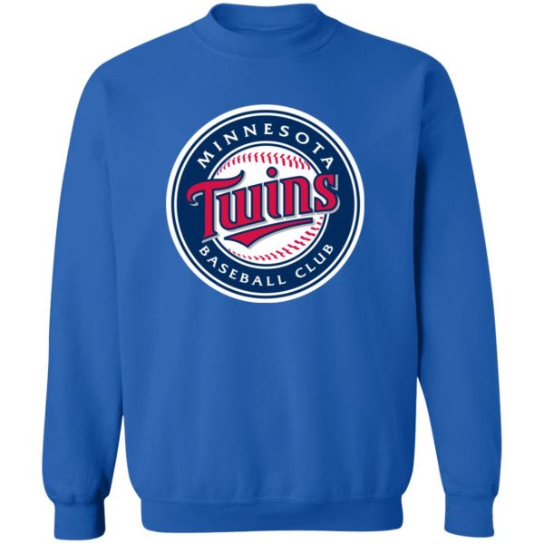 Minnesota Twins Baseball  Unisex Sizing Blend Material Gildan Crewneck Pullover Sweatshirt - Image 9