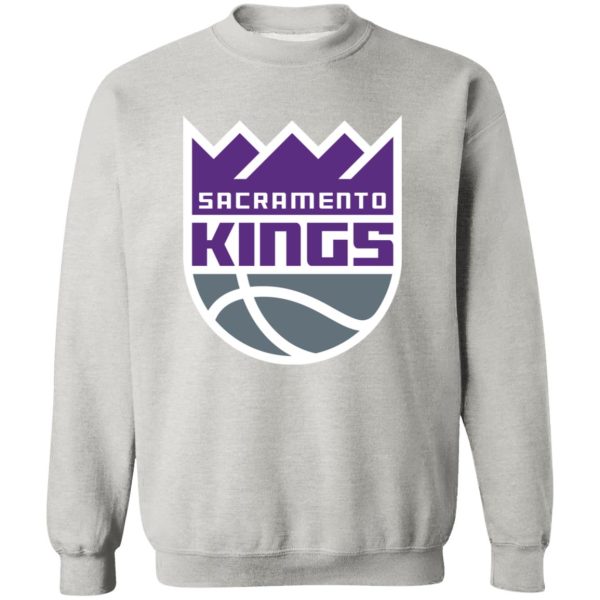 Sacramento Kings Basketball  Unisex Sizing Blend Material Gildan Crewneck Pullover Sweatshirt