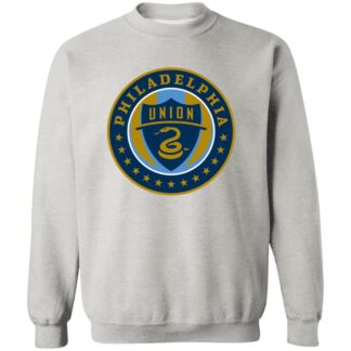 Philadelphia Union Soccer Unisex Sizing Blend Material Crewneck Pullover Sweatshirt