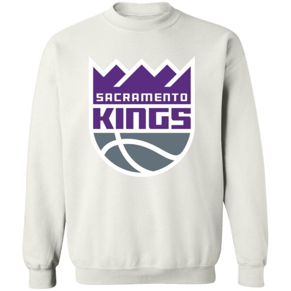 Sacramento Kings Basketball  Unisex Sizing Blend Material Gildan Crewneck Pullover Sweatshirt - Image 3