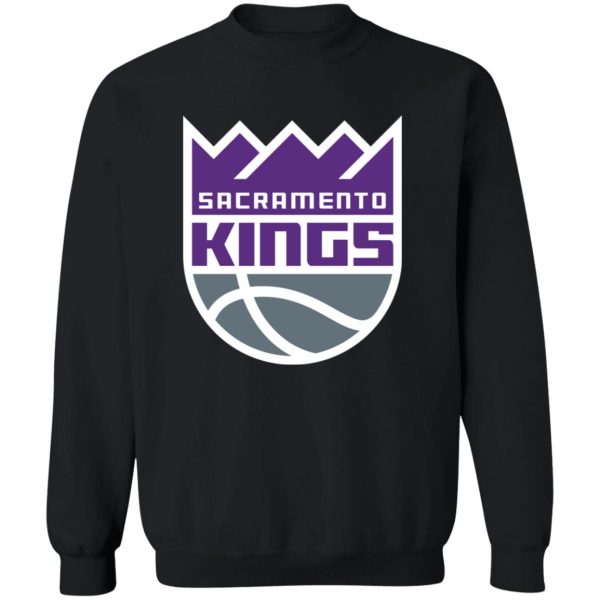 Sacramento Kings Basketball  Unisex Sizing Blend Material Gildan Crewneck Pullover Sweatshirt - Image 4