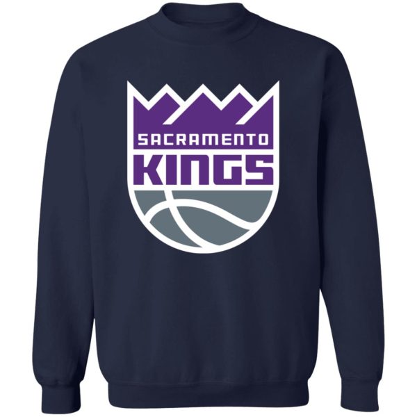 Sacramento Kings Basketball  Unisex Sizing Blend Material Gildan Crewneck Pullover Sweatshirt - Image 6