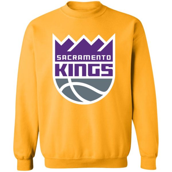 Sacramento Kings Basketball  Unisex Sizing Blend Material Gildan Crewneck Pullover Sweatshirt - Image 10