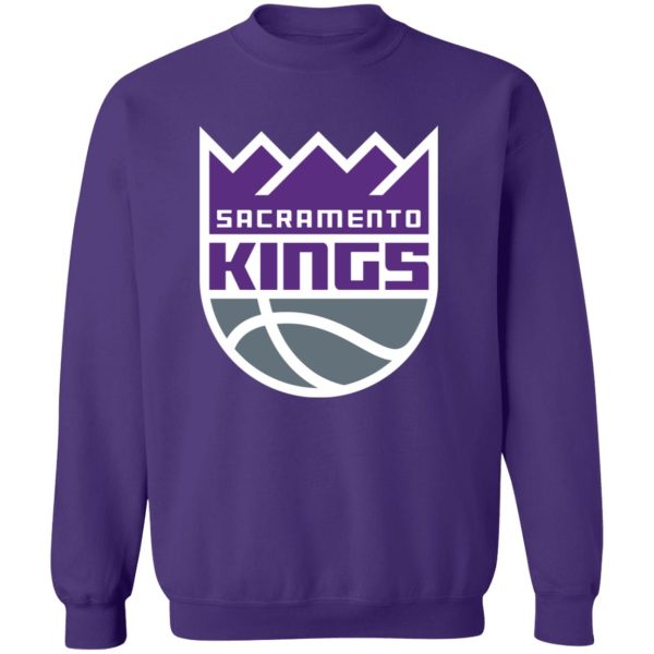 Sacramento Kings Basketball  Unisex Sizing Blend Material Gildan Crewneck Pullover Sweatshirt - Image 11