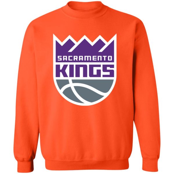 Sacramento Kings Basketball  Unisex Sizing Blend Material Gildan Crewneck Pullover Sweatshirt - Image 12