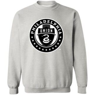Philadelphia Union Soccer Unisex Sizing Blend Material Crewneck Pullover Sweatshirt