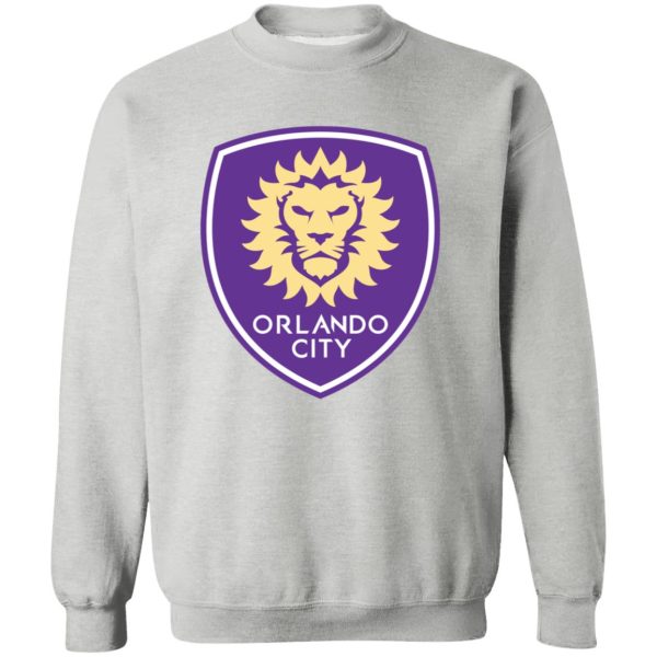 Orlando City SC Soccer Unisex Sizing Blend Material Crewneck Pullover Sweatshirt - Image 2