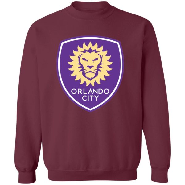 Orlando City SC Soccer Unisex Sizing Blend Material Crewneck Pullover Sweatshirt - Image 5