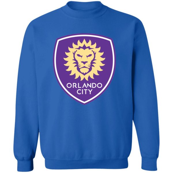 Orlando City SC Soccer Unisex Sizing Blend Material Crewneck Pullover Sweatshirt - Image 9