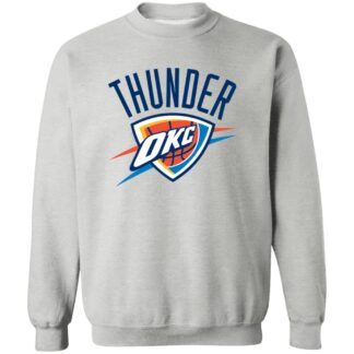 Oklahoma City Thunder Basketball Unisex Sizing Blend Material Crewneck Pullover Sweatshirt