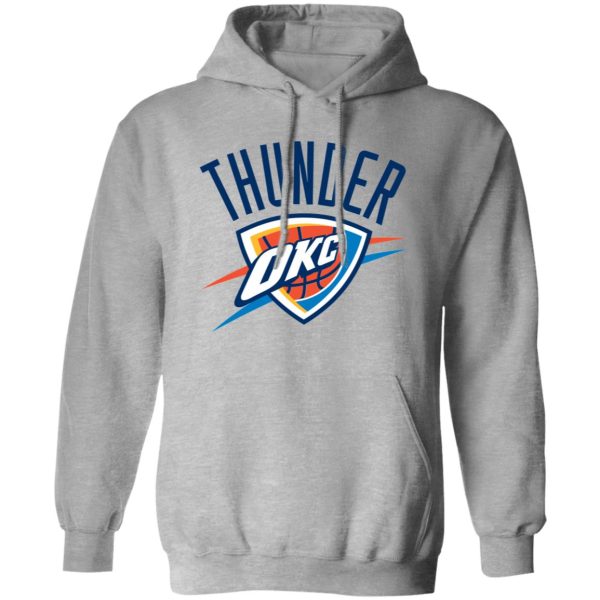 Oklahoma City Thunder Basketball  Unisex Sizing Blend Material Pullover Hoodie - Image 2