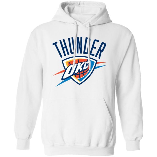 Oklahoma City Thunder Basketball  Unisex Sizing Blend Material Pullover Hoodie - Image 3