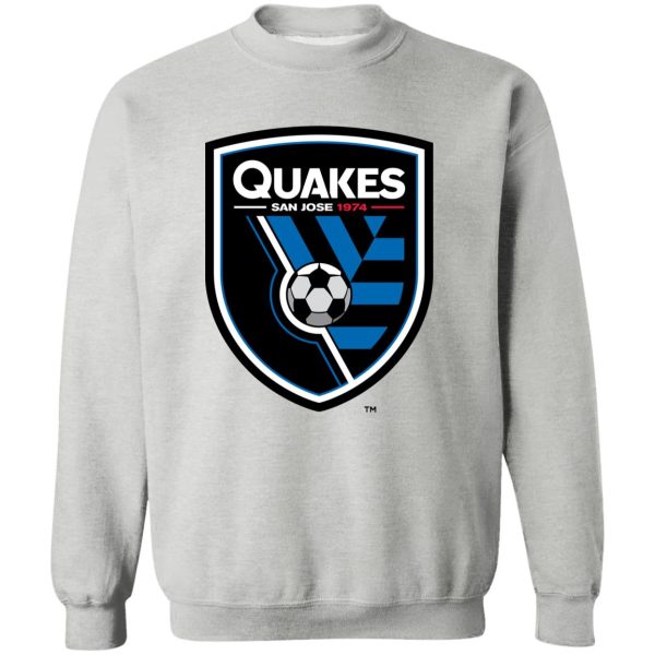 San Jose Earthquakes Unisex Sizing Blend Material Crewneck Pullover Sweatshirt - Image 2