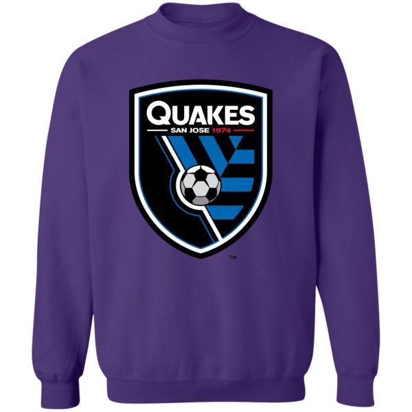 San Jose Earthquakes Unisex Sizing Blend Material Crewneck Pullover Sweatshirt - Image 11