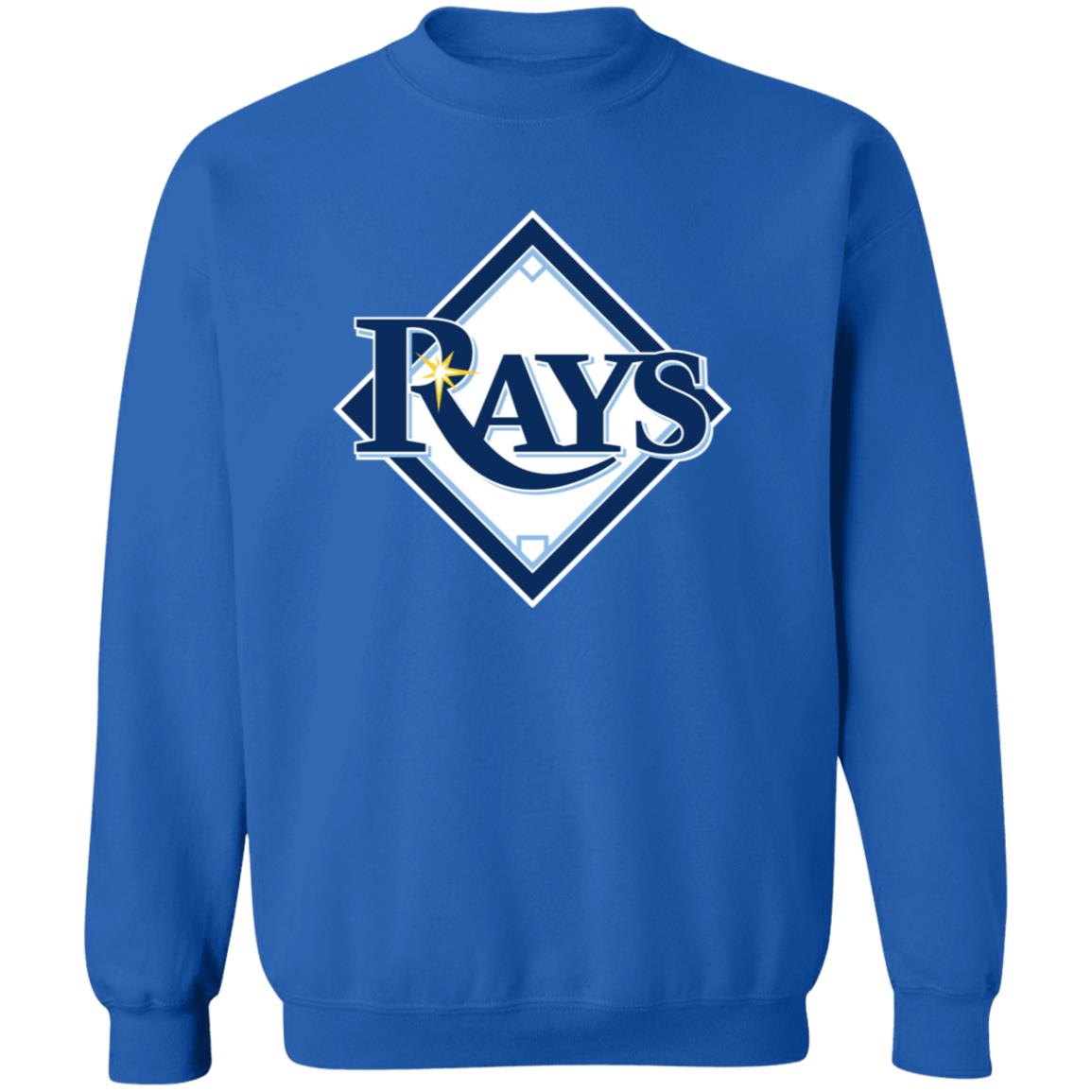 Tampa Bay Rays Baseball Unisex Sizing Blend Material Crewneck Pullover Sweatshirt - Image 9