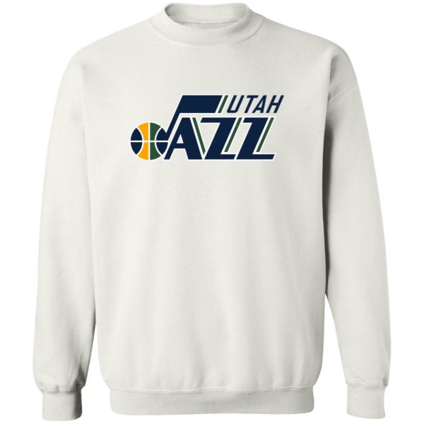 Utah Jazz Basketball Unisex Sizing Blend Material Crewneck Pullover Sweatshirt - Image 3