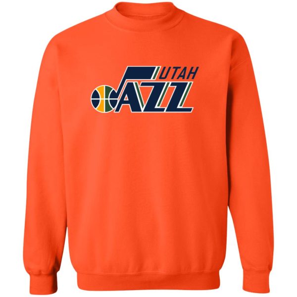 Utah Jazz Basketball Unisex Sizing Blend Material Crewneck Pullover Sweatshirt - Image 12