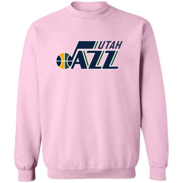 Utah Jazz Basketball Unisex Sizing Blend Material Crewneck Pullover Sweatshirt - Image 8