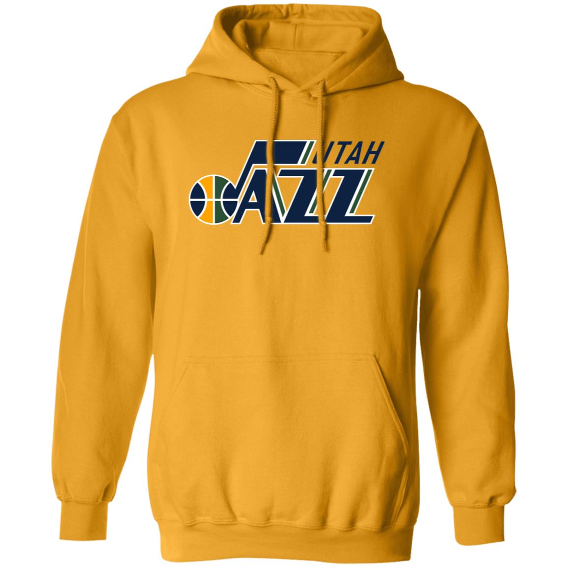 Utah Jazz Basketball Unisex Sizing Blend Material Pullover Hoodie - Image 6