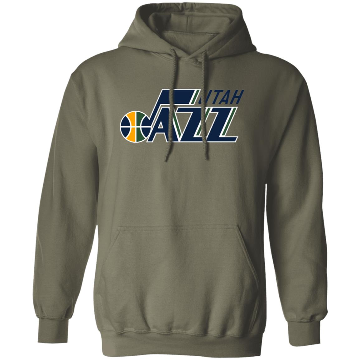 Utah Jazz Basketball Unisex Sizing Blend Material Pullover Hoodie - Image 9