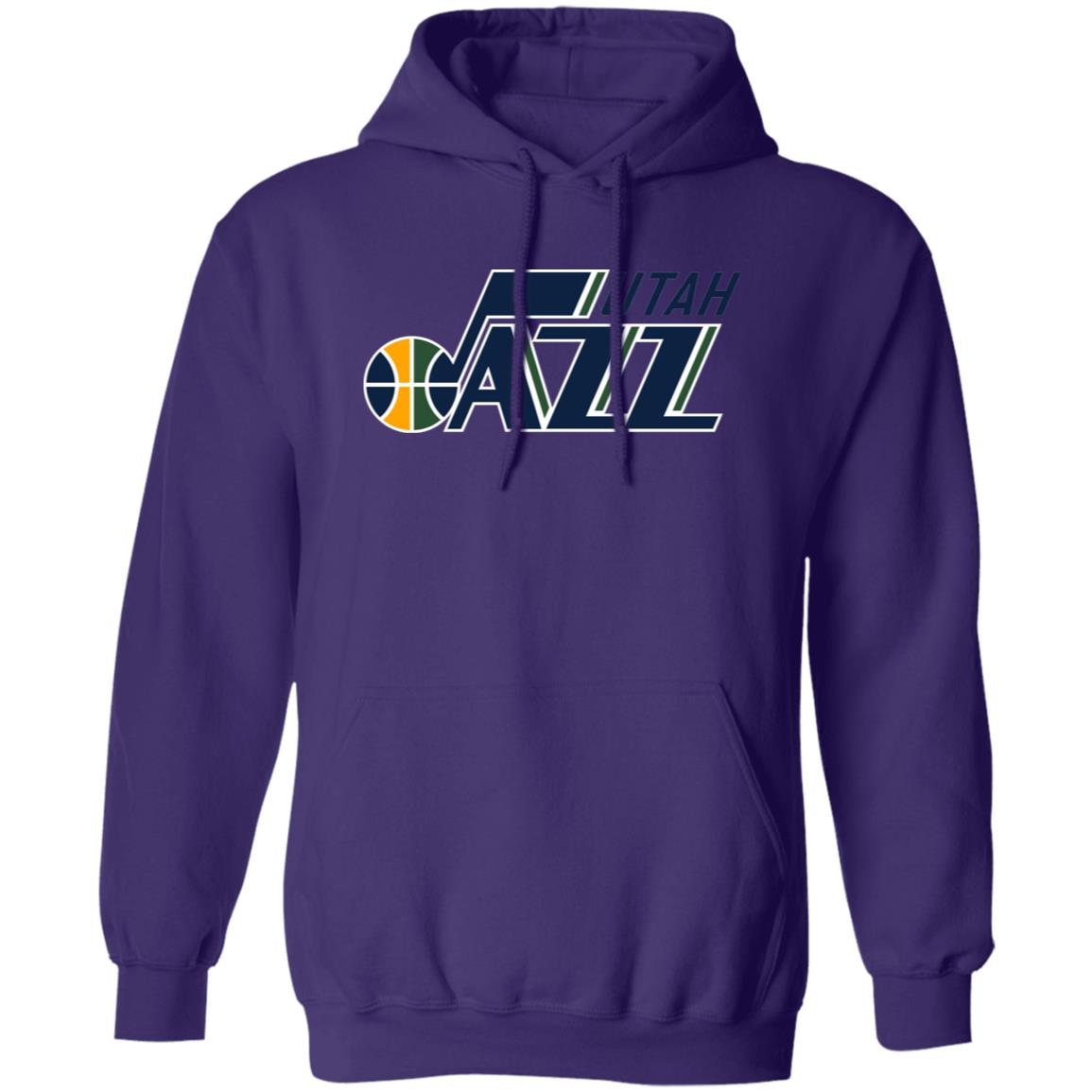 Utah Jazz Basketball Unisex Sizing Blend Material Pullover Hoodie - Image 11