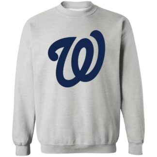 Washington Nationals Baseball Unisex Sizing Blend Material Crewneck Pullover Sweatshirt
