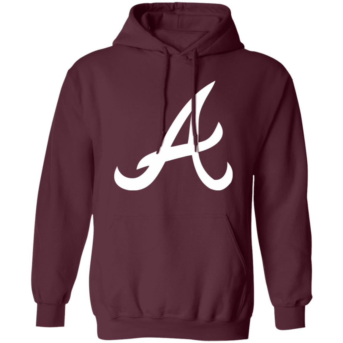 Atlanta Braves Baseball Unisex Sizing Blend Material Pullover Hoodie - Image 3