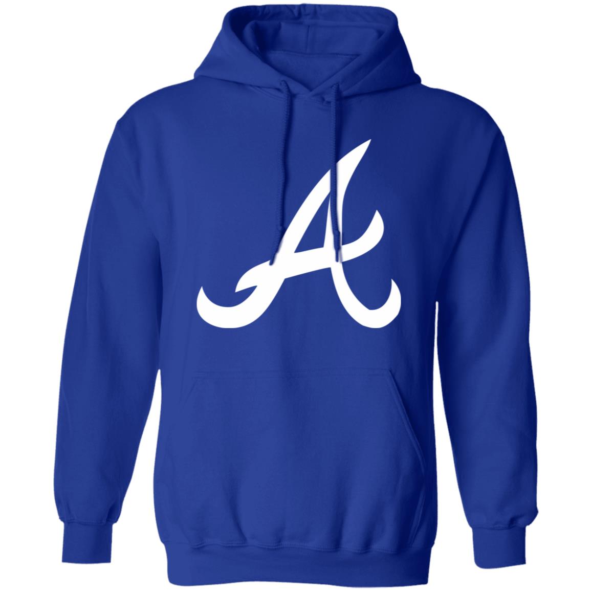 Atlanta Braves Baseball Unisex Sizing Blend Material Pullover Hoodie - Image 7
