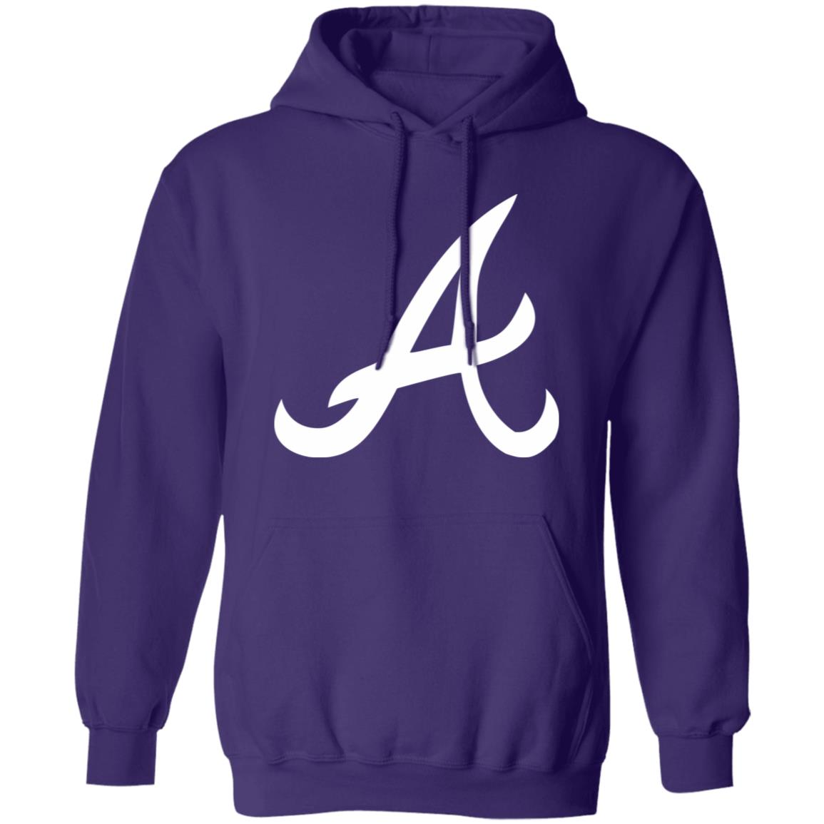 Atlanta Braves Baseball Unisex Sizing Blend Material Pullover Hoodie - Image 6