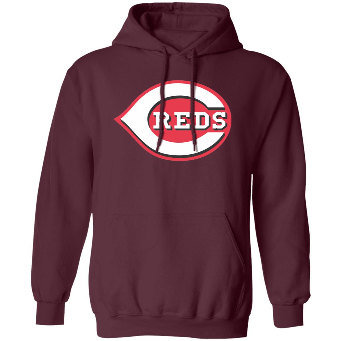 Cincinnati Reds Baseball Unisex Sizing Blend Material Pullover Hoodie - Image 8