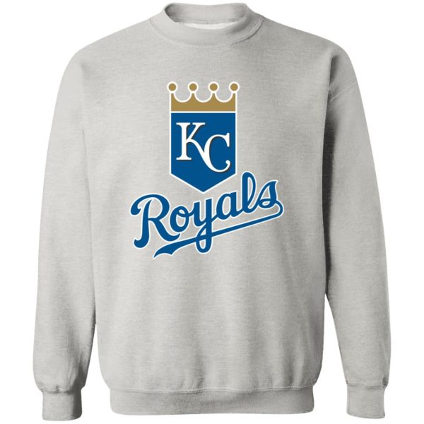 Kansas City Royals Baseball  Unisex Sizing Blend Material Crewneck Pullover Sweatshirt